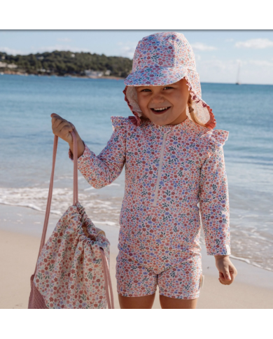 LITTLE DUTCH - Combinaison manches longues anti-UV - Champs de fleurs