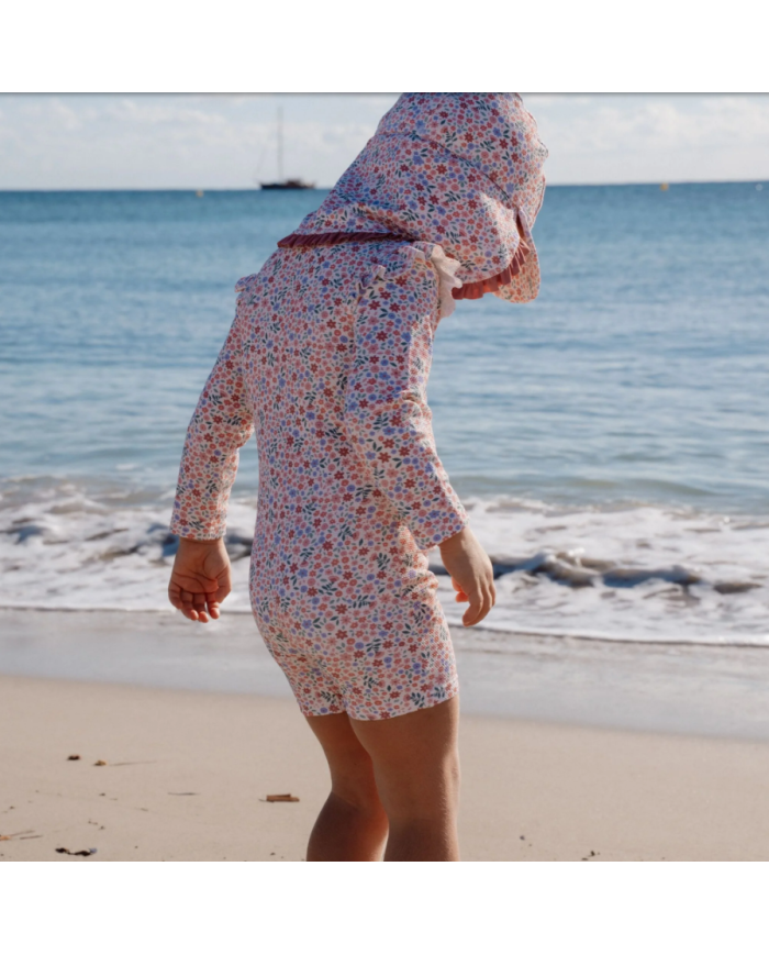 LITTLE DUTCH - Combinaison manches longues anti-UV - Champs de fleurs