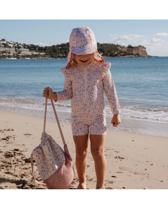 LITTLE DUTCH - Combinaison manches longues anti-UV - Champs de fleurs