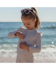 LITTLE DUTCH - T-shirt à manches longues anti-UV - Rose pailleté
