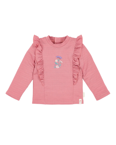 LITTLE DUTCH - T-shirt à manches longues anti-UV - Rose pailleté