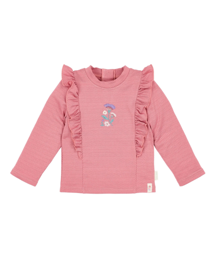 LITTLE DUTCH - T-shirt à manches longues anti-UV - Rose pailleté