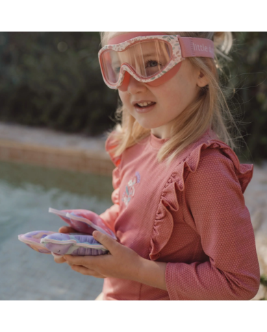 LITTLE DUTCH - T-shirt à manches longues anti-UV - Rose pailleté