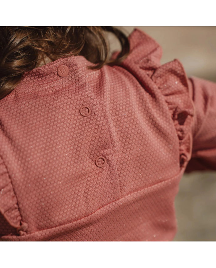 LITTLE DUTCH - T-shirt à manches longues anti-UV - Rose pailleté