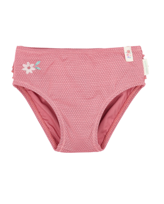LITTLE DUTCH - Maillot de bain culotte - Rose pailleté