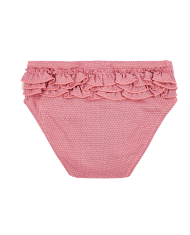 LITTLE DUTCH - Maillot de bain culotte - Rose pailleté