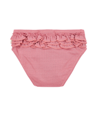 LITTLE DUTCH - Maillot de bain culotte - Rose pailleté