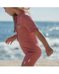 LITTLE DUTCH - Combinaison anti-UV - Rose pailleté