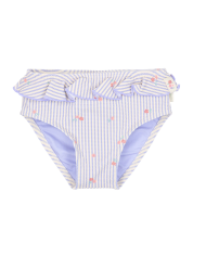 LITTLE DUTCH - Maillot de bain culotte - Rayures violettes