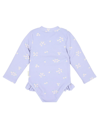 LITTLE DUTCH - Maillot de bain à manches longues - Lavande