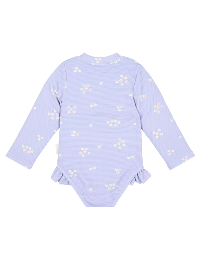 LITTLE DUTCH - Maillot de bain à manches longues - Lavande