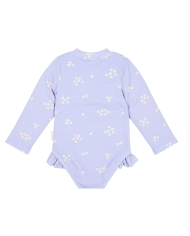 LITTLE DUTCH - Maillot de bain à manches longues - Lavande