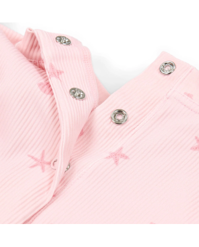 LITTLE DUTCH - Maillot de bain à manches longues - Rose coquillages