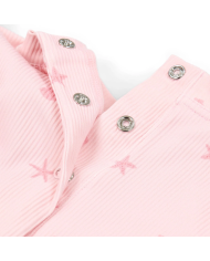 LITTLE DUTCH - Maillot de bain à manches longues - Rose coquillages