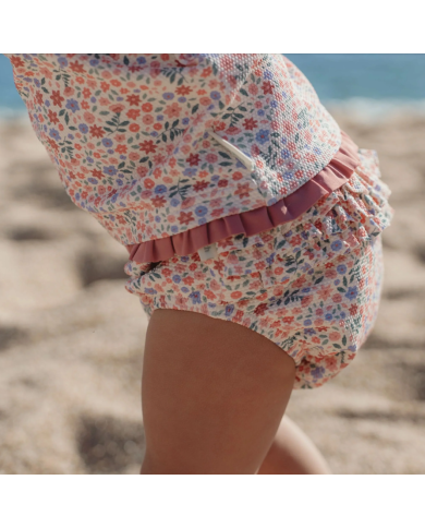 LITTLE DUTCH - Couche de bain - Champs de fleurs