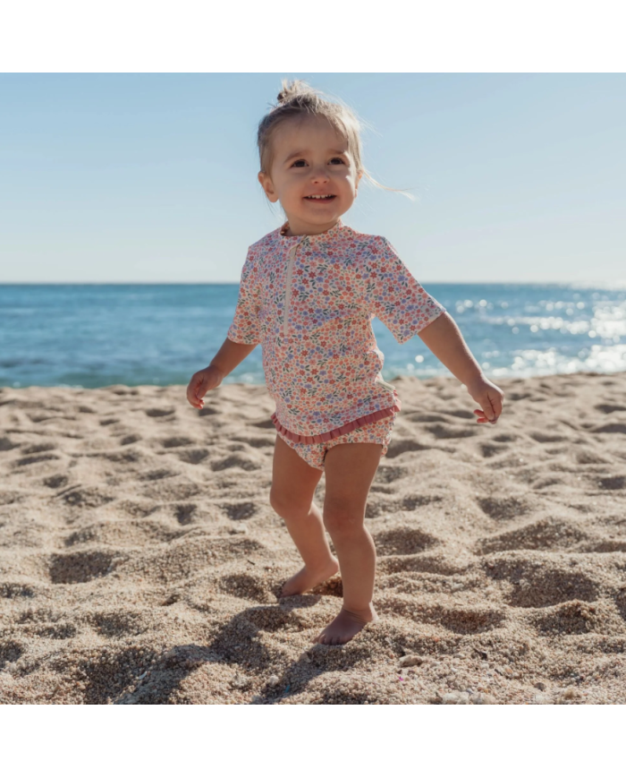 LITTLE DUTCH - T-shirt anti-UV - Champs de fleurs