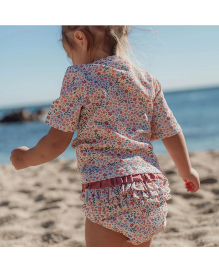 LITTLE DUTCH - T-shirt anti-UV - Champs de fleurs