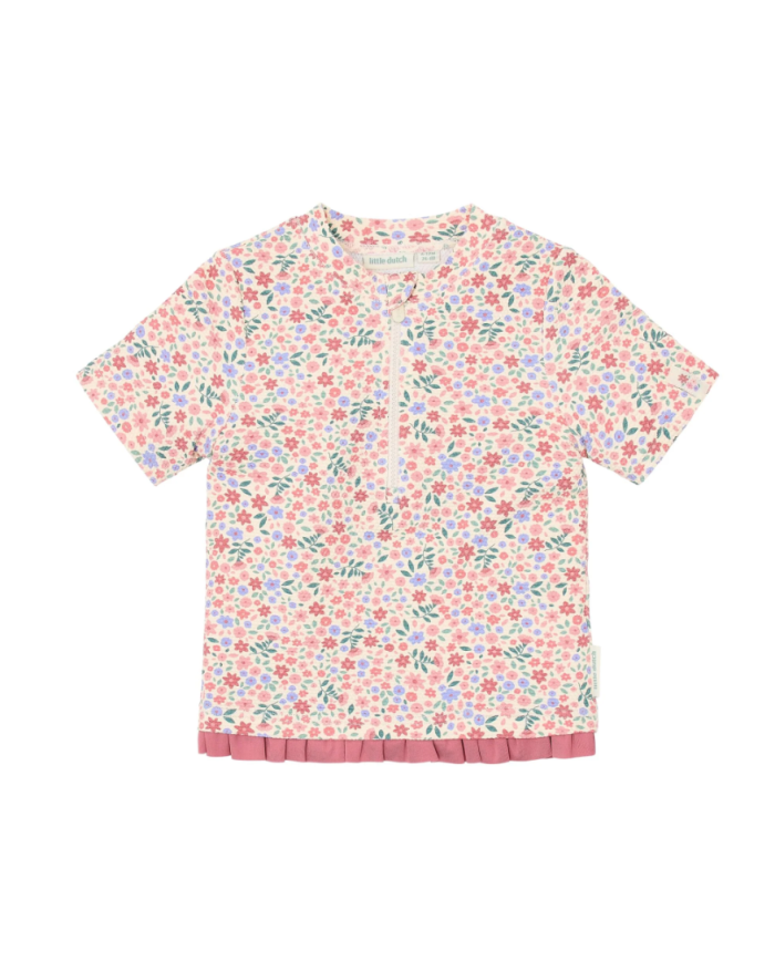 LITTLE DUTCH - T-shirt anti-UV - Champs de fleurs