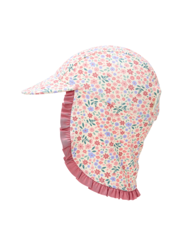 LITTLE DUTCH - Casquette de bain anti-UV - Champs de fleurs