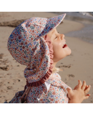 LITTLE DUTCH - Casquette de bain anti-UV - Champs de fleurs
