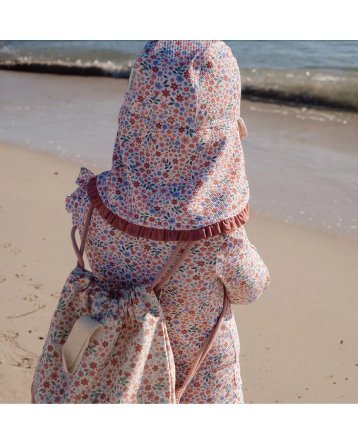 LITTLE DUTCH - Casquette de bain anti-UV - Champs de fleurs