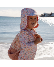 LITTLE DUTCH - Casquette de bain anti-UV - Champs de fleurs