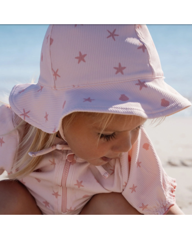 LITTLE DUTCH - Chapeau de bain anti-UV - Coquillages