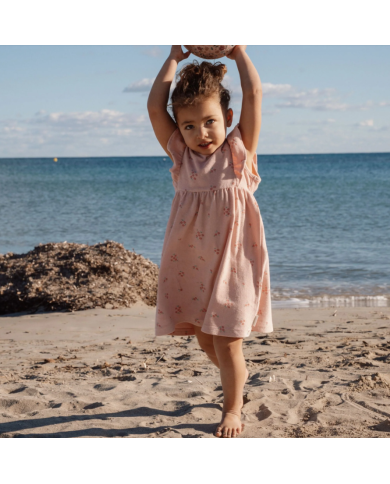 LITTLE DUTCH - Robe de plage en éponge