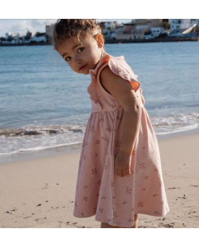 LITTLE DUTCH - Robe de plage en éponge