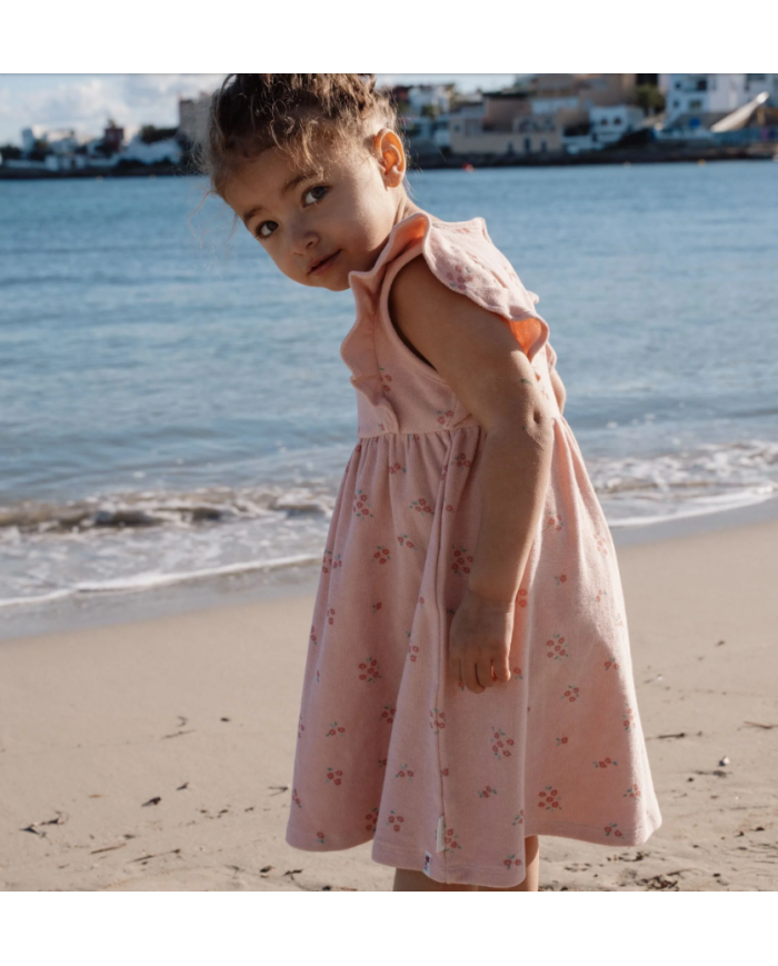 LITTLE DUTCH - Robe de plage en éponge