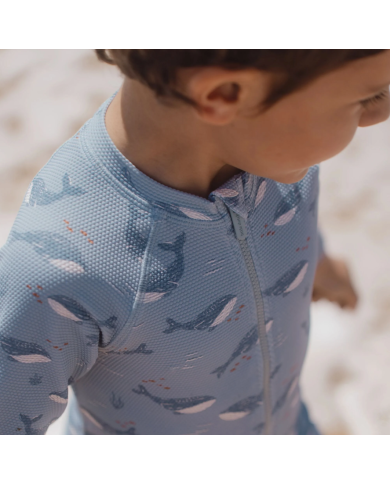 LITTLE DUTCH - Combinaison manches longues anti-UV - Ocean splash