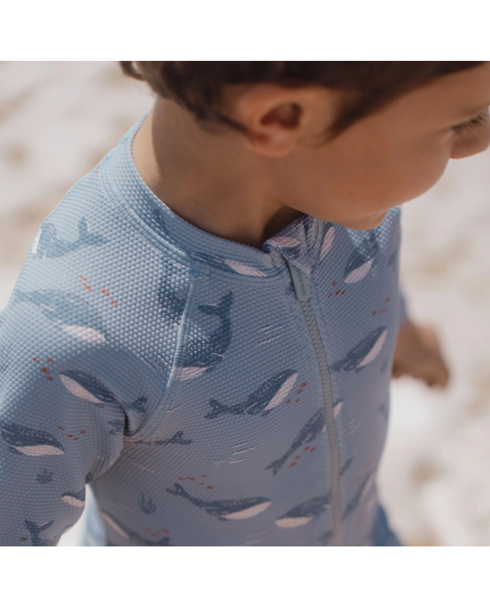LITTLE DUTCH - Combinaison manches longues anti-UV - Ocean splash
