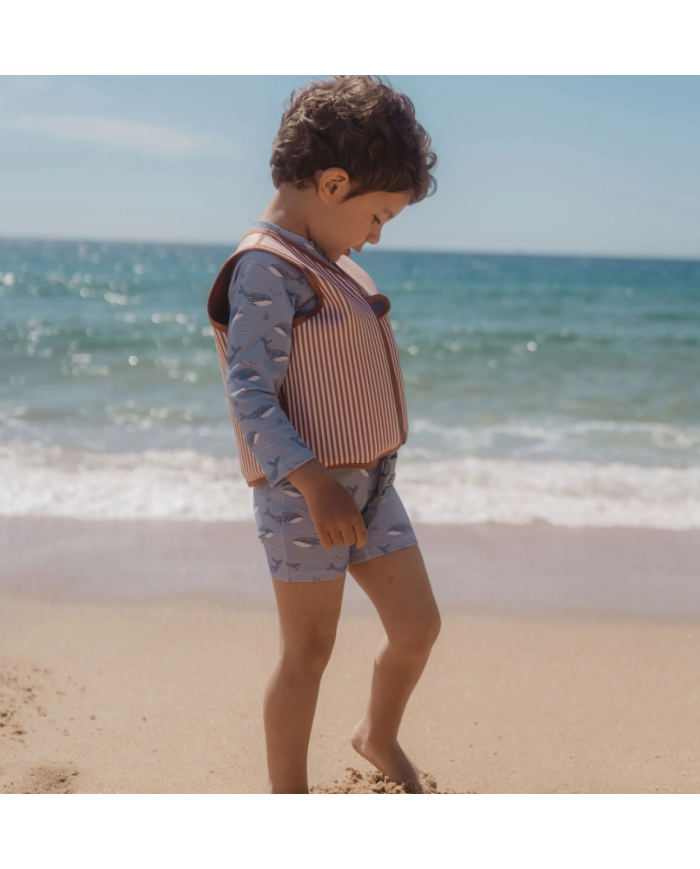 LITTLE DUTCH - Combinaison manches longues anti-UV - Ocean splash