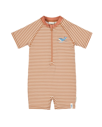 LITTLE DUTCH - Combinaison anti-UV - Rayures brunes