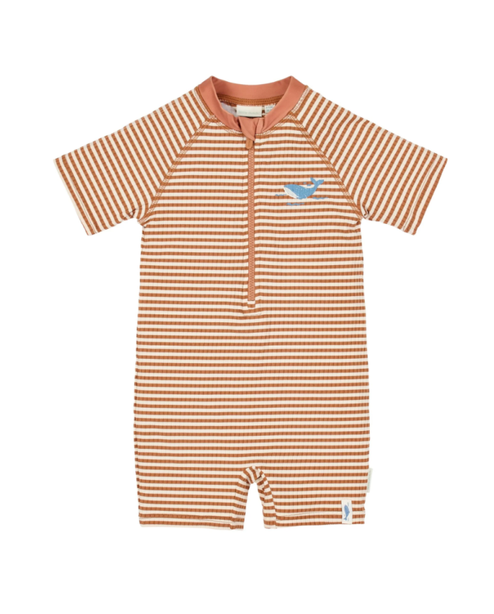 LITTLE DUTCH - Combinaison anti-UV - Rayures brunes