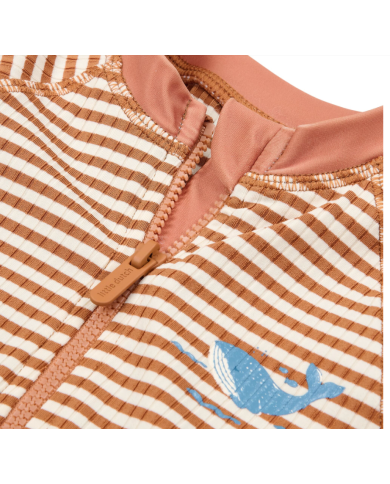 LITTLE DUTCH - Combinaison anti-UV - Rayures brunes