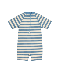 LITTLE DUTCH - Combinaison anti-UV - Rayures bleu océan