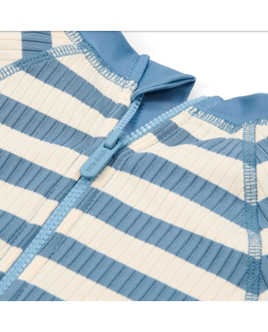 LITTLE DUTCH - Combinaison anti-UV - Rayures bleu océan
