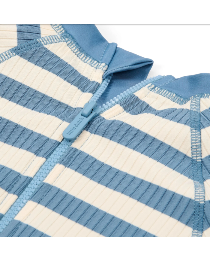 LITTLE DUTCH - Combinaison anti-UV - Rayures bleu océan