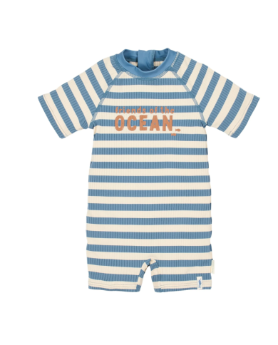LITTLE DUTCH - Combinaison anti-UV - Rayures bleu océan