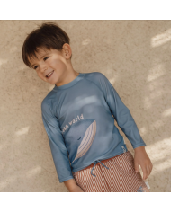 LITTLE DUTCH - T-shirt manches longues anti-UV - Baleine