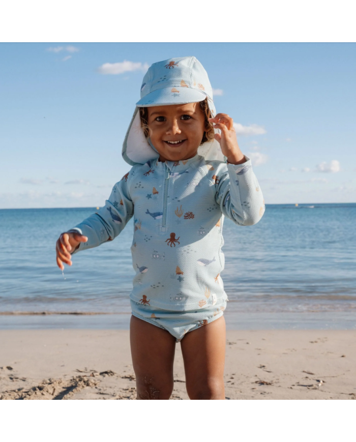 LITTLE DUTCH - T-shirt manches longues anti-UV - Amis de l'océan