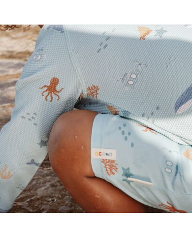 LITTLE DUTCH - T-shirt manches longues anti-UV - Amis de l'océan