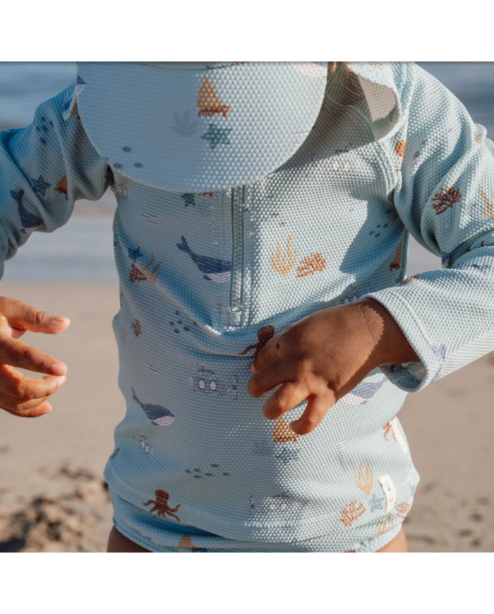 LITTLE DUTCH - T-shirt manches longues anti-UV - Amis de l'océan