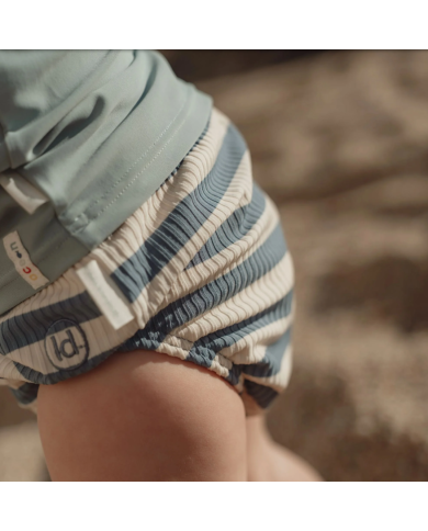 LITTLE DUTCH - Couche de bain - Rayures océan