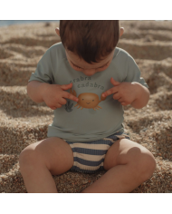 LITTLE DUTCH - Couche de bain - Rayures océan