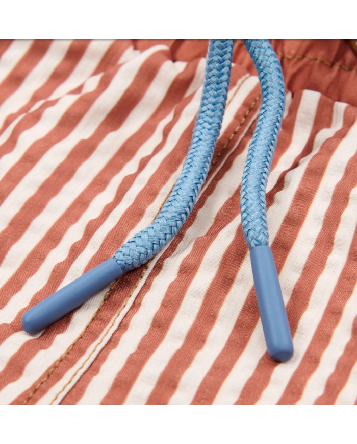 LITTLE DUTCH - Short de bain - Rayures brunes