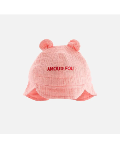 CHAMAYE - Chapeau bébé en gaze de coton - Amour Fou