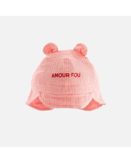 CHAMAYE - Chapeau bébé en gaze de coton - Amour Fou