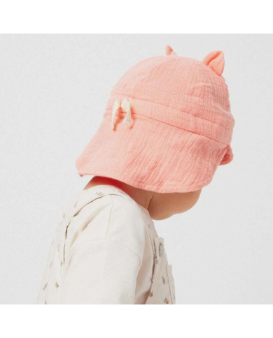 CHAMAYE - Chapeau bébé en gaze de coton - Amour Fou